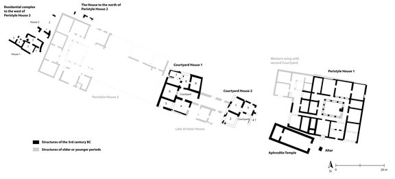 Plan of Monte Iato Western Quarter third century BCE