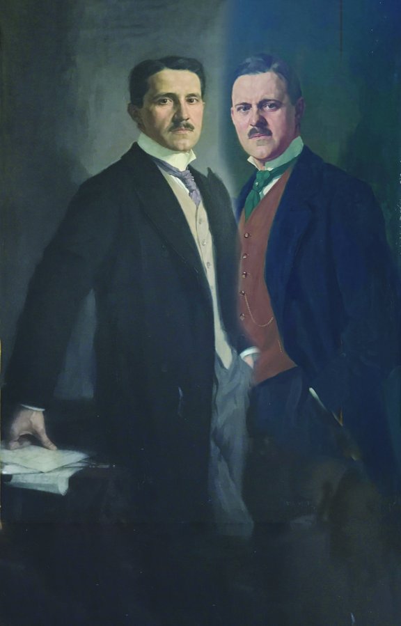 Alois und Gustav Ludwig, Fotomontage