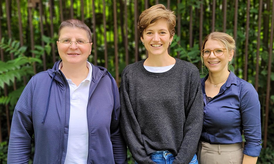 Neue Mitarbeiterinnen. Bild: Johannes Härting