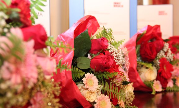 Blumen beim Stadt Innsbruck Preis