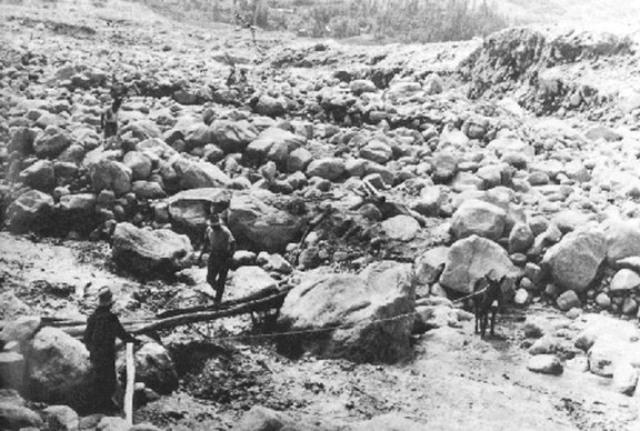 huascaran schwarz-weiß Bild