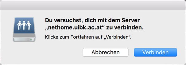 Mac Verbindungsabfrage