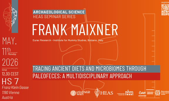 Poster HEAS Seminar Series – Archaeological Science - Frank Maixner