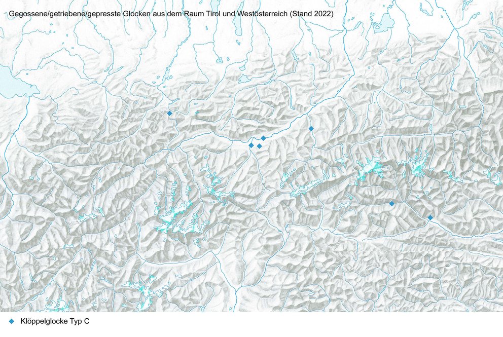 Kartierung Glocken Mittelalter und Neuzeit, Typ C