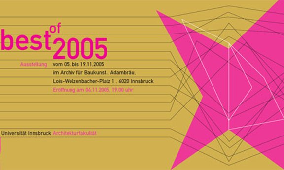 Archiv für Bau.Kunst.Geschichte, Kachel, Veranstaltungen, 2005.