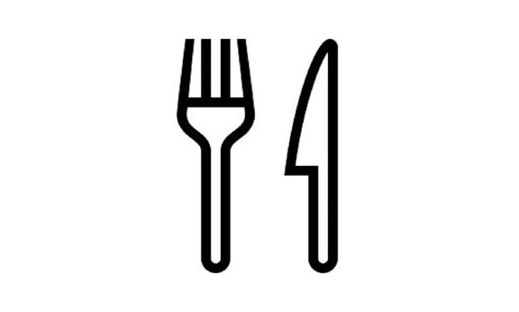 Icon fork and knife