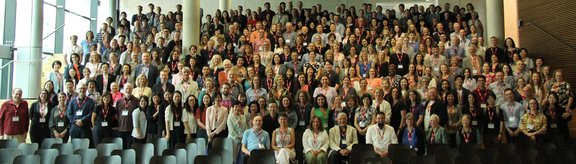 group picture of participants of LTRC2024, in university aula