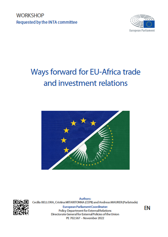 Buchcover EU-Africa trade