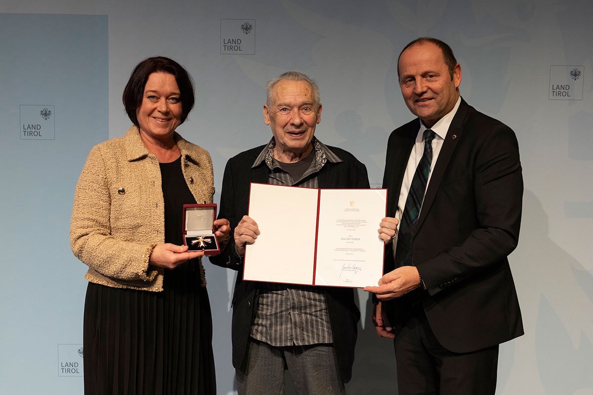 Verleihung - Österreichisches Ehrenkreuz für Wissenschaft und Kunst 1. Klasse an Felix Mitterer