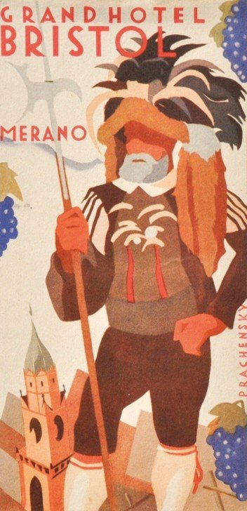 Plakatentwurf von Wilhelm Nikolaus Prachensky, 1930er Jahre