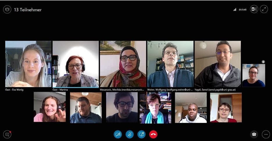 Screenshot virtuelles Forschungsseminar