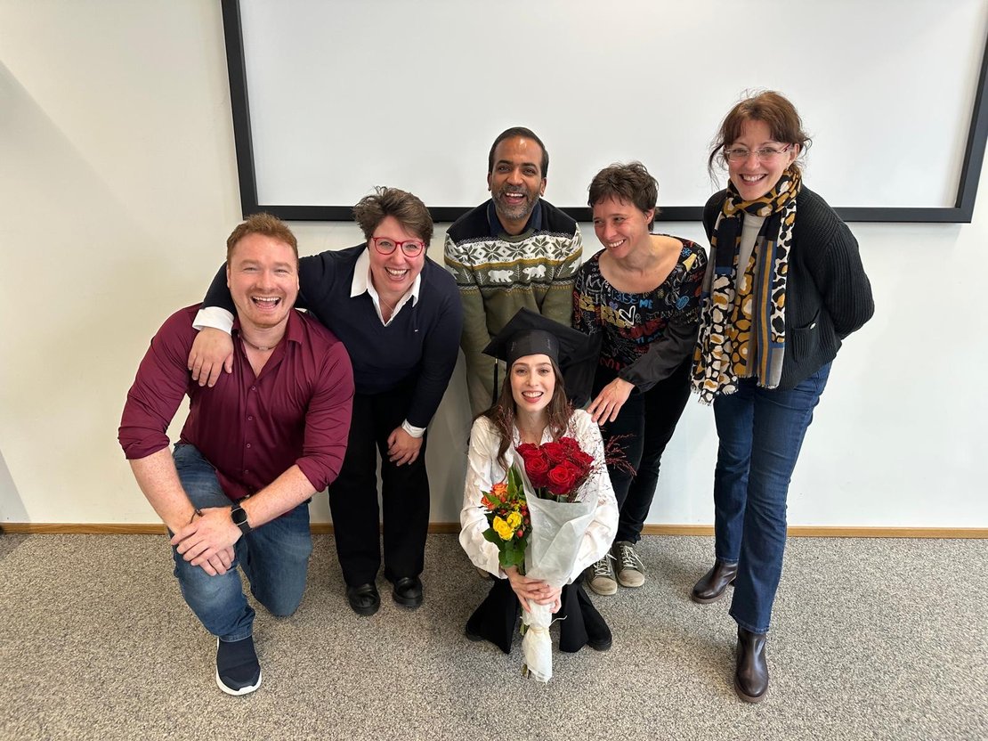 Jasmin at PhD completion