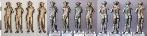 Abgüsse einer Bronzestatuette