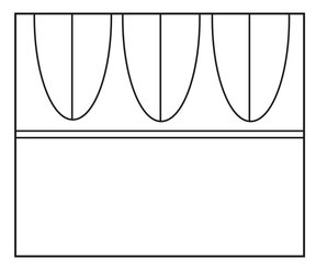 A3 (Palmetten an oberer Kalotte mit Mittellinie, direkt aufeinanderfolgend)