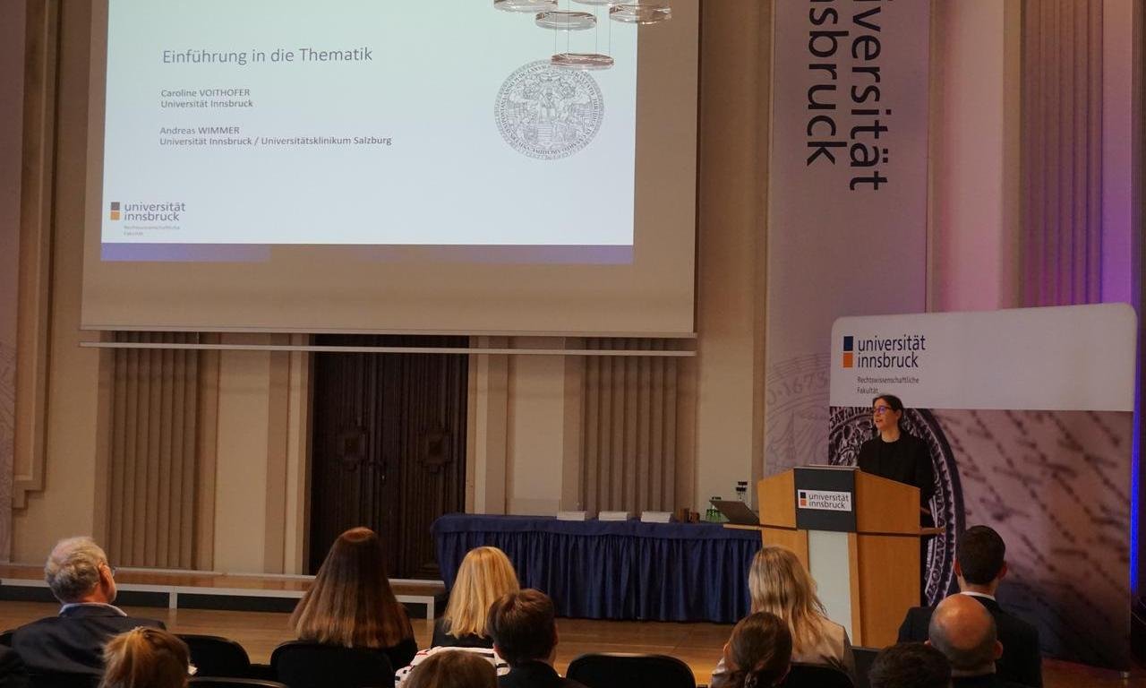 Rednerin bei der Digital Health Tagung an der Universität Innsbruck