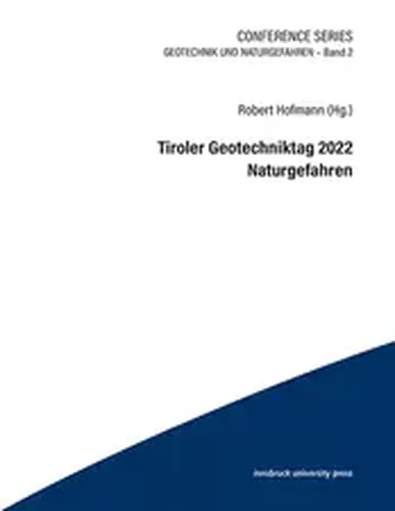 Buchcover Tiroler Geotechniktag 2022 Naturgefahren - Band 2