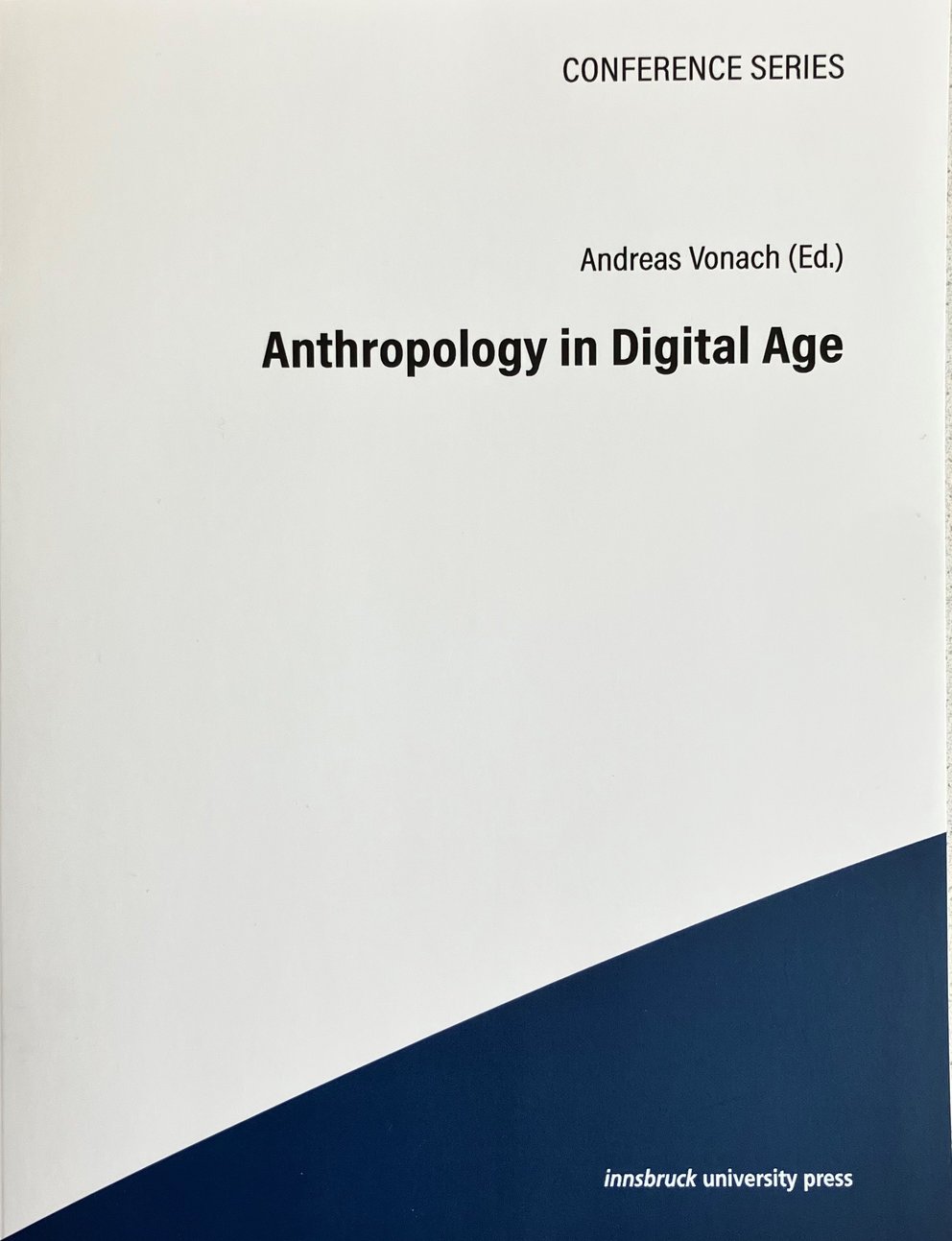 Buchcover Vonach Anthropology