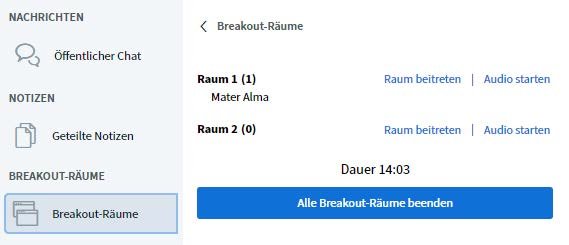 Moderation Breakoutroom