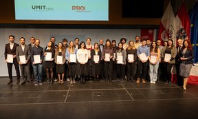 Gruppenbild der Nachwuchsforscher:innen LandTirol
