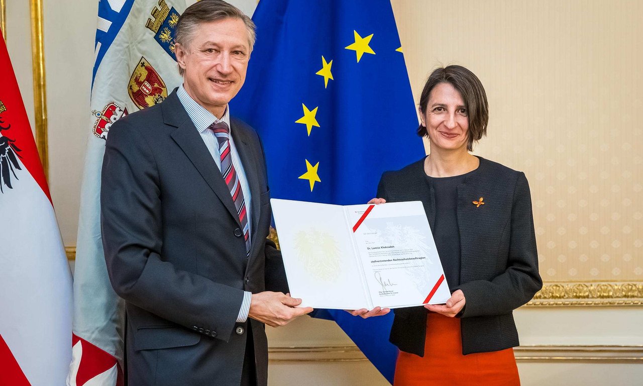 Khakzadeh Ernennung Rechtschutzbeauftragte