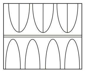 A3_A1 (obere Palmetten mit Mittellinie, untere ohne Binnenzeichnung)