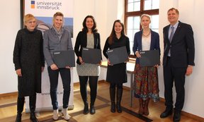 Die Preisträgerinnen der Universität Innsbruck