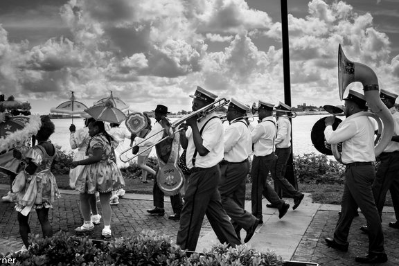 Second Line Parade in New Orleans