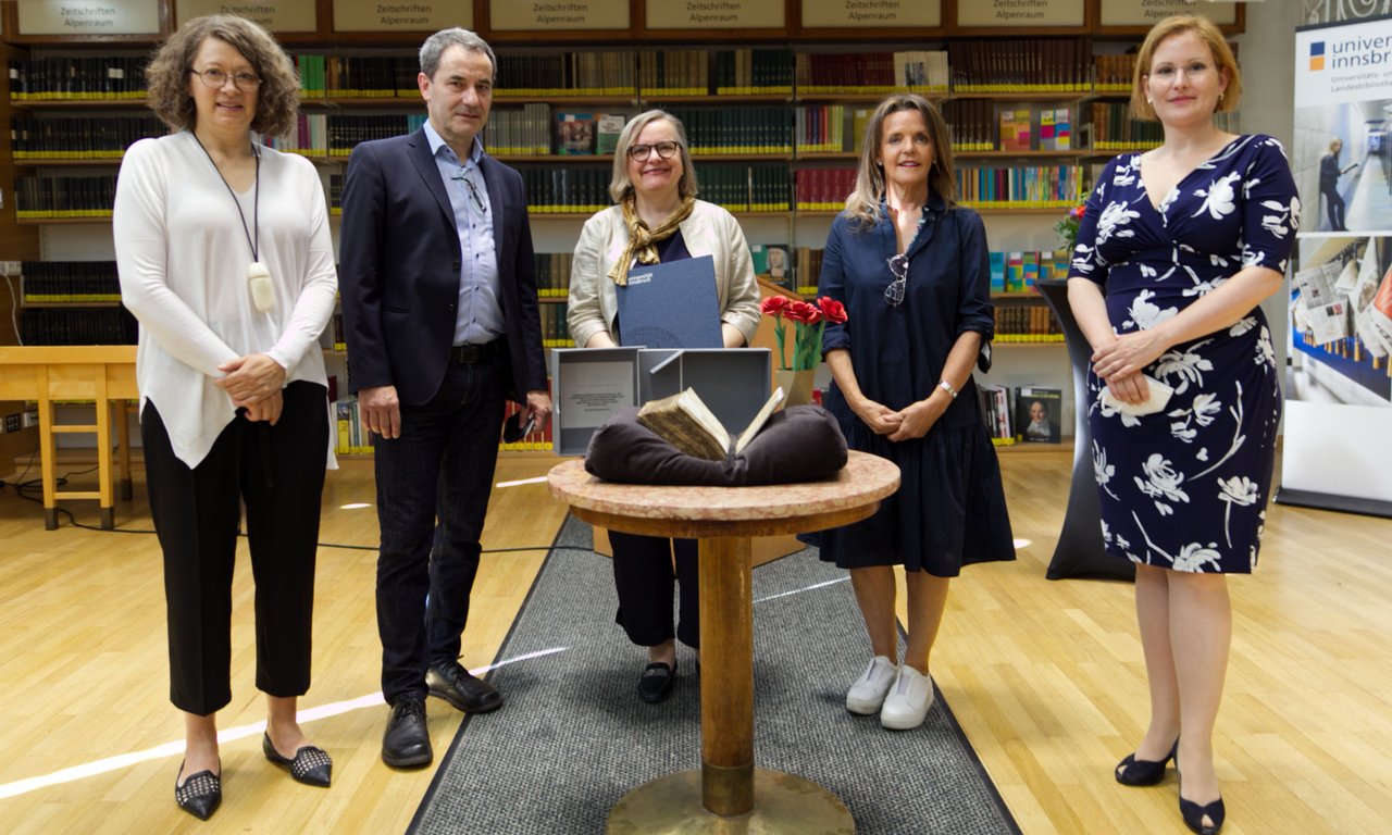 Gruppenfoto in der ULB.