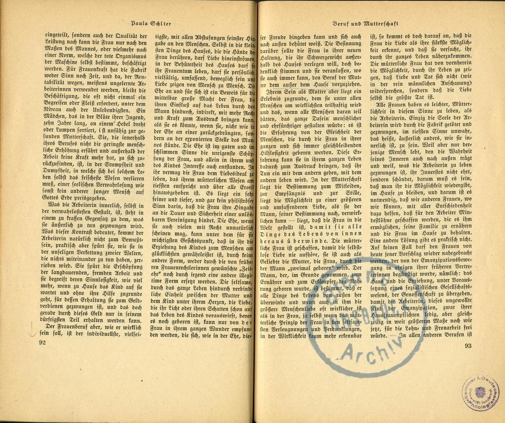 Der Pflug. Hg. v. d. Wiener Urania. Wien: Krystall-Verlag 1926, 89–96