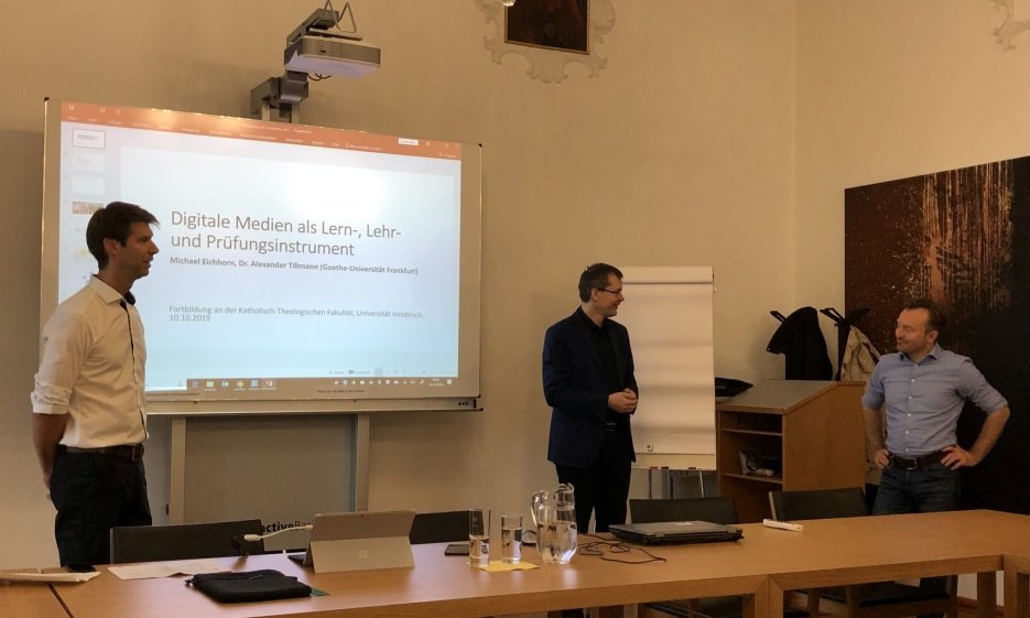 v.l.n.r. Alexander Tillmann, Liborius Lumma, Michael Eichhorn