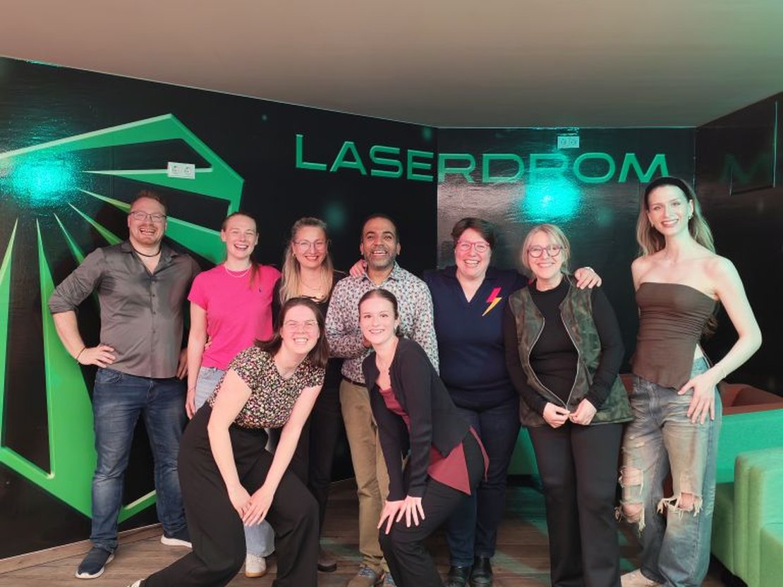 Laser-focussed farewell