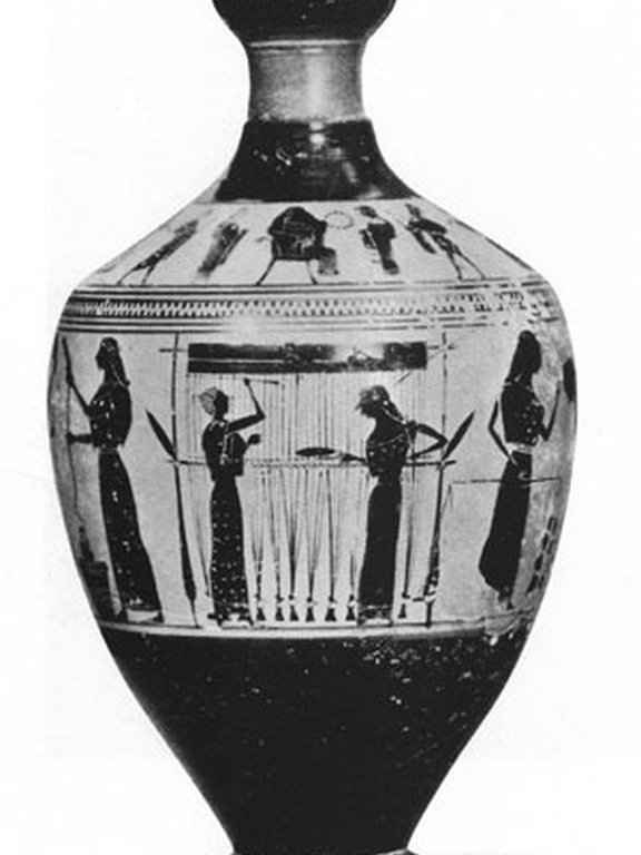 Griechische Vasenmalerei, 600 v. Chr.