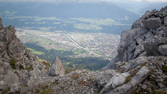 Innsbruck aus Bergsicht