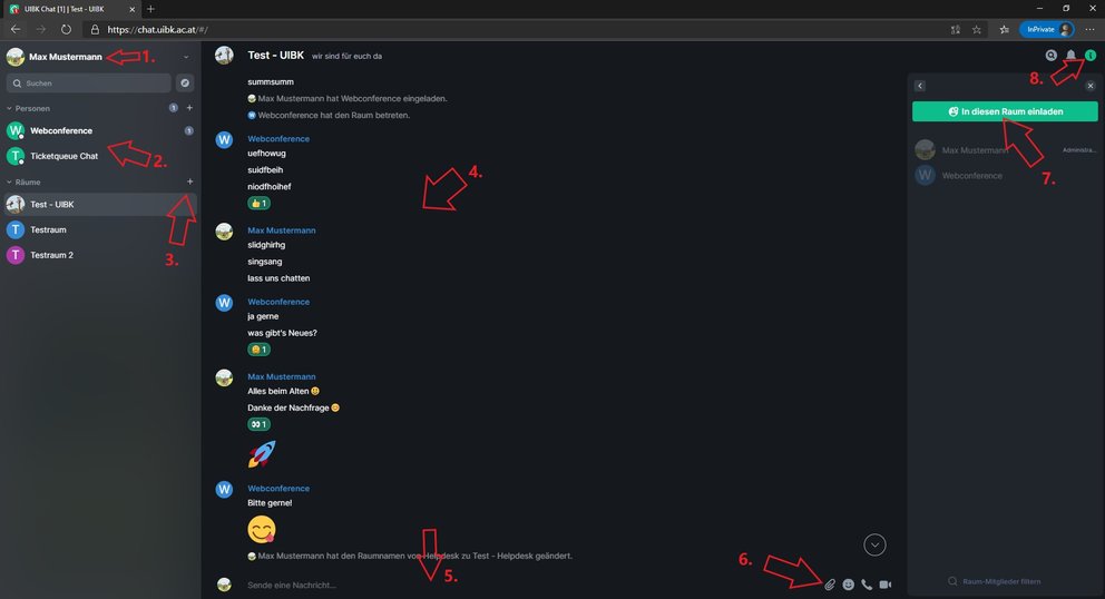 Überblick Oberfläche Webbrowser