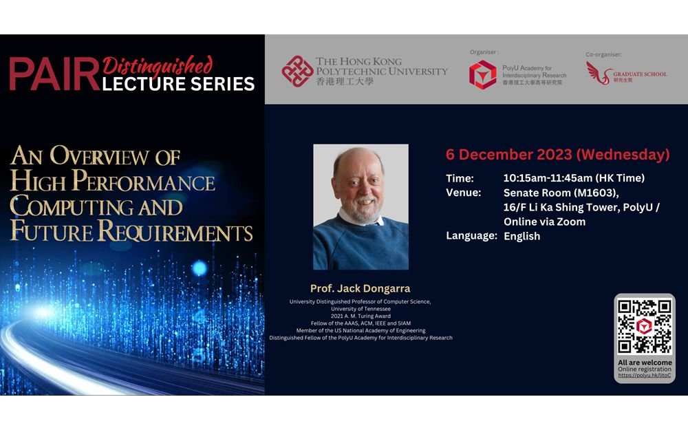 Jack Dongarra PAIR Lecture
