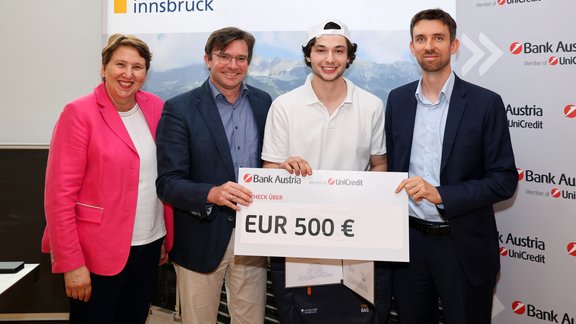 Anerkennungspreis für Daniel Huber