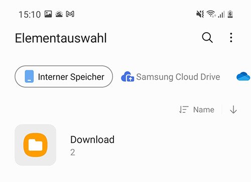 Android Downloadordner