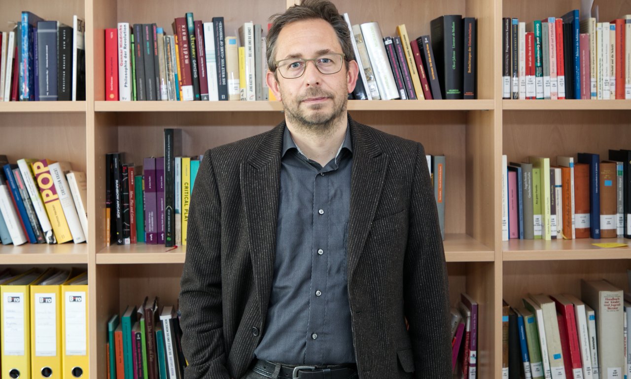 Dirk Rose vom Institut für Germanistik