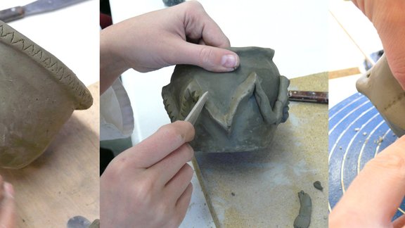 Aufbringen von Leisten und Verzierungen