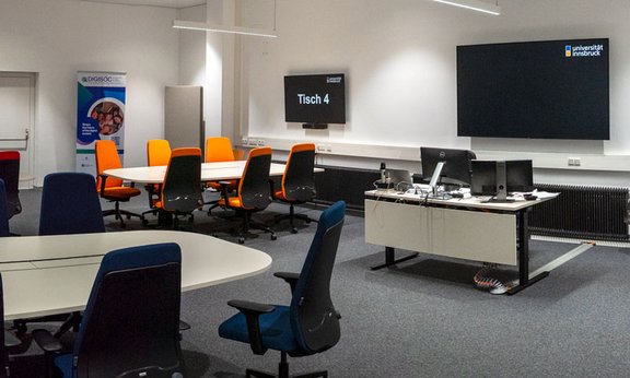 Touchscreen mit Hand