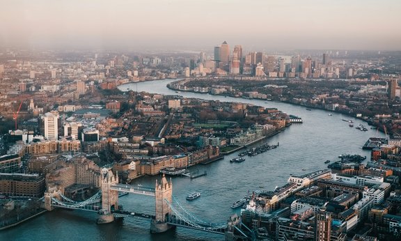 Bild der Skyline von London