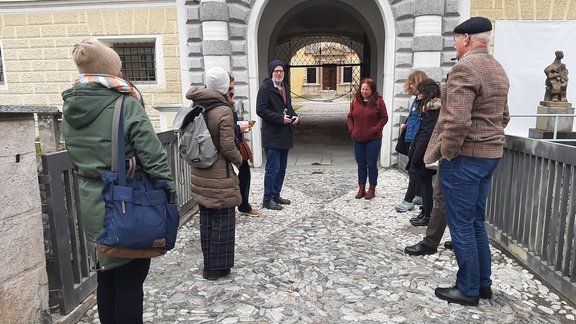 Gruppenbild bei Führung