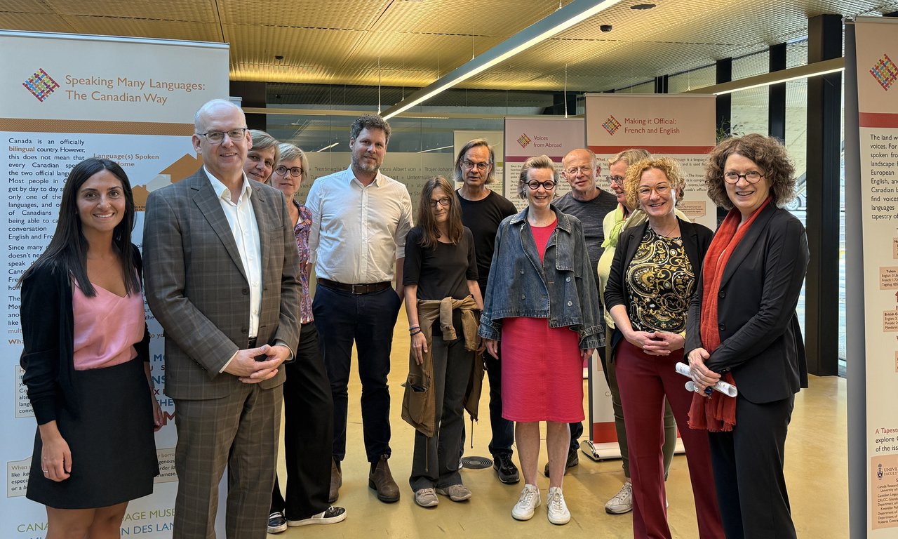 Eröffnung der Ausstellung „TAPESTRY OF VOICES: CELEBRATING CANADA’S LANGUAGES“