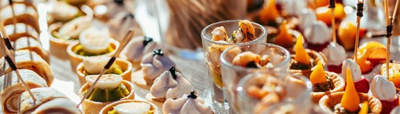 Verschiedene Häppchen