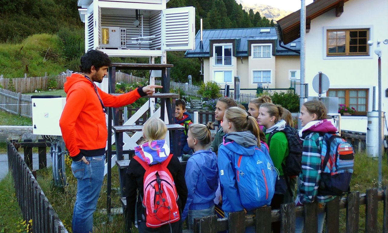 Wetterstation am Universitätszentrum Obergurgl