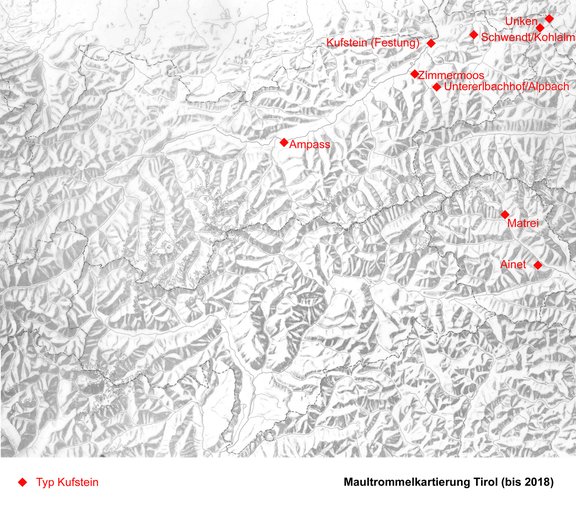 Maultrommelkartierung Tirol Typ Kufstein