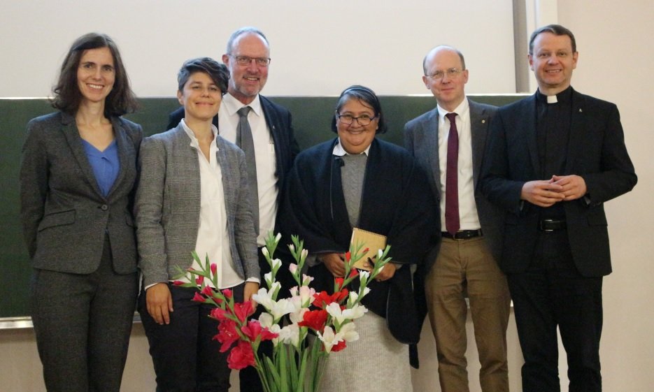 v.l.n.r.: Magdalena Wiesmüller, Irmgard Klein, Martin Maier, Suyapa Pérez Escapini, Josef Quitterer, Christian Marte