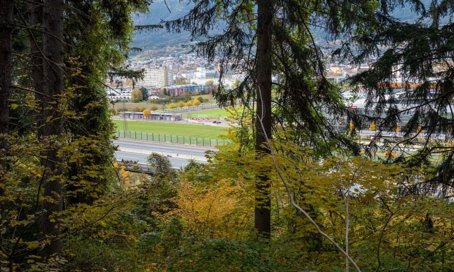 Blick vom Hinrichtungsort Patschberg auf Innsbruck