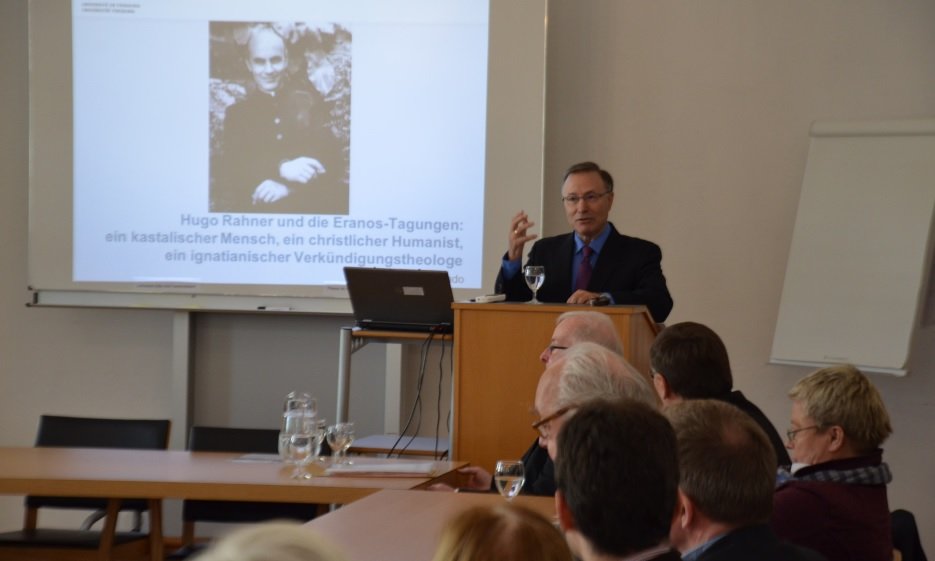 Vortragender Mariano Delgado (Universität Fribourg)