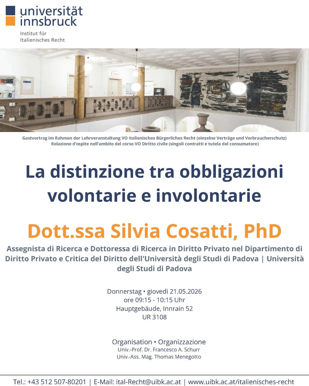 Plakat La distinzione tra obbligazioni volontarie e involontarie